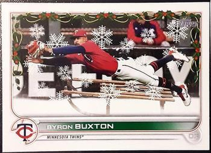 #HW67d Byron Buxton - Minnesota Twins - 2022 Topps Holiday Baseball