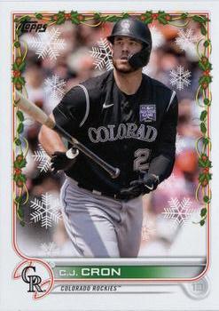 #HW87 C.J. Cron - Colorado Rockies - 2022 Topps Holiday Baseball