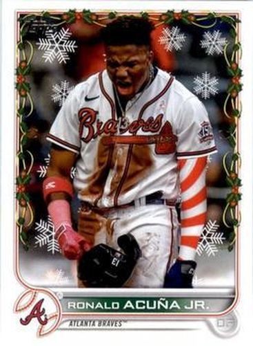 #HW88b Ronald Acuña Jr. - Atlanta Braves - 2022 Topps Holiday Baseball