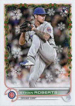 #HW92 Ethan Roberts - Chicago Cubs - 2022 Topps Holiday Baseball