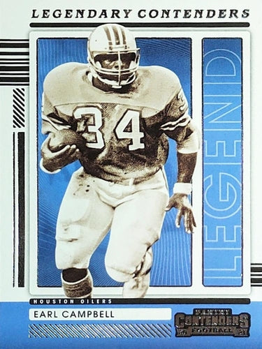 #LGD-ECA Earl Campbell - Houston Oilers - 2021 Panini Contenders - Legendary Contenders Football