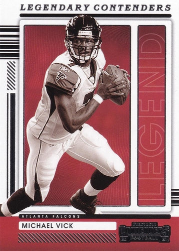 #LGD-MVI Michael Vick - Atlanta Falcons - 2021 Panini Contenders - Legendary Contenders Football