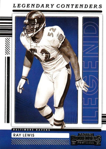 #LGD-RLE Ray Lewis - Baltimore Ravens - 2021 Panini Contenders - Legendary Contenders Football