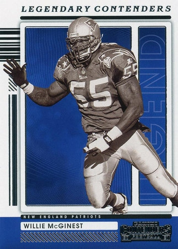 #LGD-WMC Willie McGinest - New England Patriots - 2021 Panini Contenders - Legendary Contenders Football