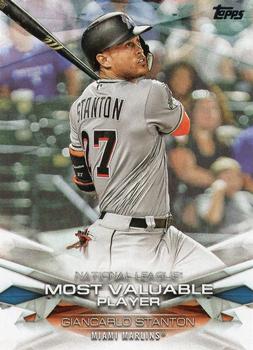 #MLBA-13 Giancarlo Stanton - Miami Marlins - 2018 Topps - MLB Awards Baseball