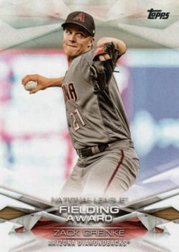 #MLBA-31 Zack Greinke - Arizona Diamondbacks - 2018 Topps - MLB Awards Baseball