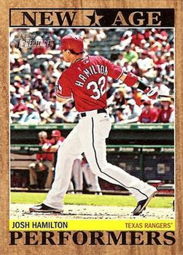 #NAP-3 Josh Hamilton - Texas Rangers - 2011 Topps Heritage - New Age Performers Baseball
