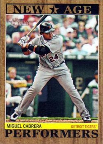#NAP-5 Miguel Cabrera - Detroit Tigers - 2011 Topps Heritage - New Age Performers Baseball