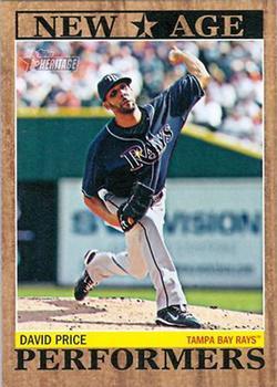 #NAP-9 David Price - Tampa Bay Rays - 2011 Topps Heritage - New Age Performers Baseball
