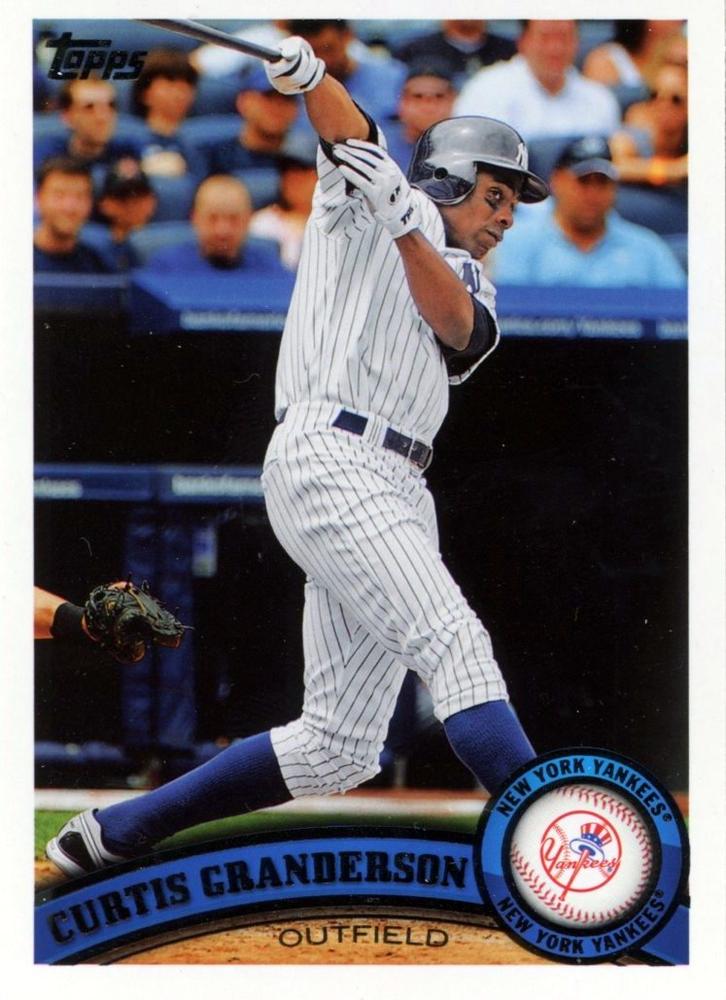 #NYY12 Curtis Granderson - New York Yankees - 2011 Topps New York Yankees Baseball