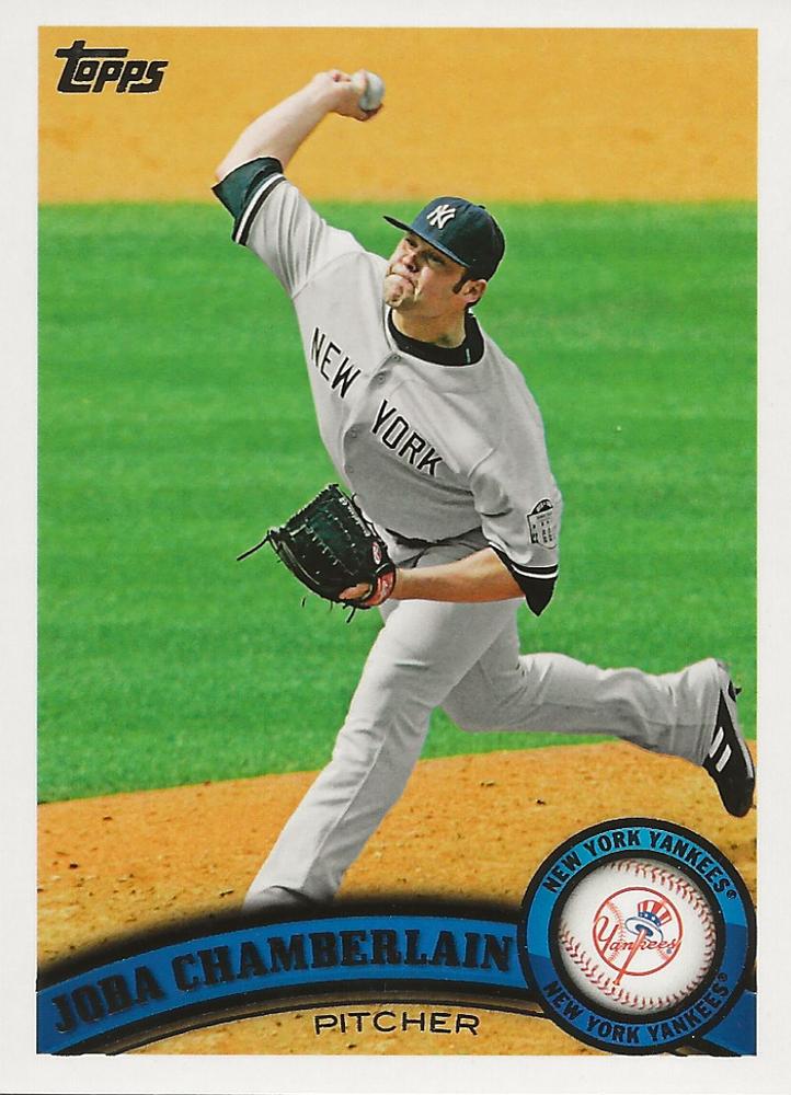 #NYY14 Joba Chamberlain - New York Yankees - 2011 Topps New York Yankees Baseball