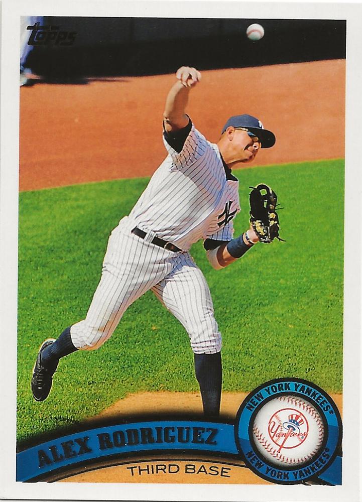#NYY3 Alex Rodriguez - New York Yankees - 2011 Topps New York Yankees Baseball