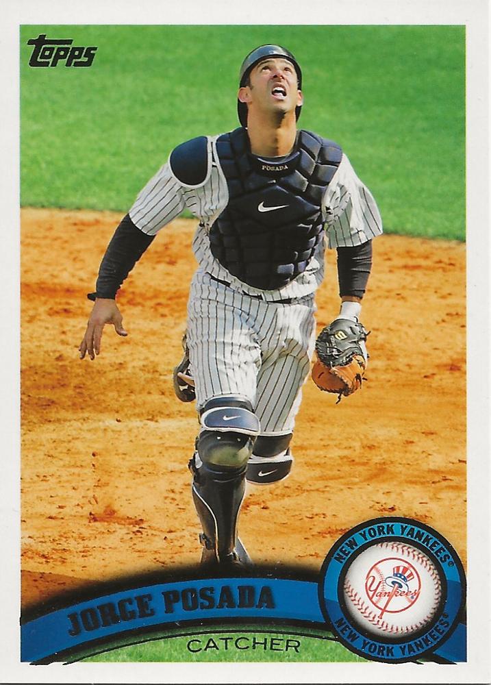 #NYY8 Jorge Posada - New York Yankees - 2011 Topps New York Yankees Baseball