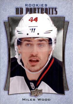 #P-103 Miles Wood - New Jersey Devils - 2016-17 Upper Deck - UD Portraits Hockey