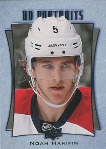 #P-10 Noah Hanifin - Carolina Hurricanes - 2016-17 Upper Deck - UD Portraits Hockey