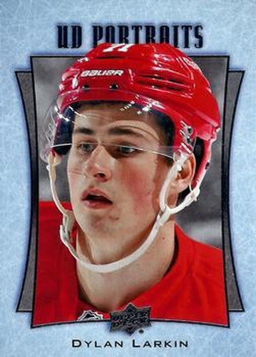 #P-19 Dylan Larkin - Detroit Red Wings - 2016-17 Upper Deck - UD Portraits Hockey