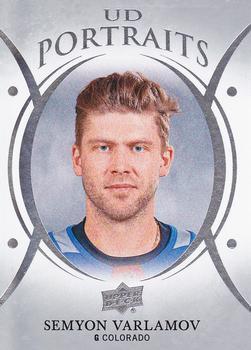 #P-1 Semyon Varlamov - Colorado Avalanche - 2018-19 Upper Deck - UD Portraits Hockey