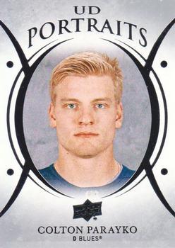#P-20 Colton Parayko - St. Louis Blues - 2018-19 Upper Deck - UD Portraits Hockey