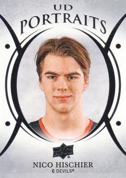 #P-32 Nico Hischier - New Jersey Devils - 2018-19 Upper Deck - UD Portraits Hockey