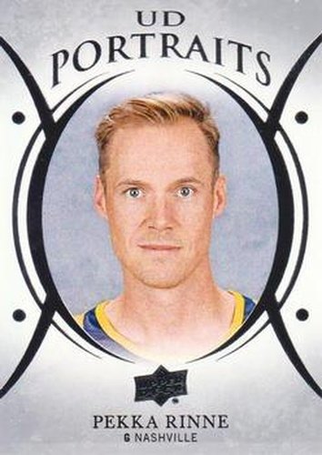 #P-35 Pekka Rinne - Nashville Predators - 2018-19 Upper Deck - UD Portraits Hockey