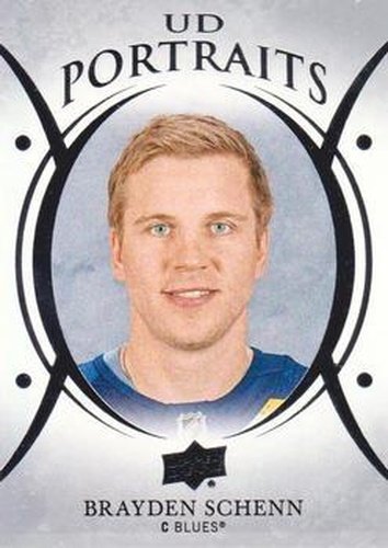 #P-37 Brayden Schenn - St. Louis Blues - 2018-19 Upper Deck - UD Portraits Hockey