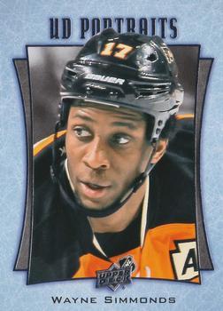 #P-3 Wayne Simmonds - Philadelphia Flyers - 2016-17 Upper Deck - UD Portraits Hockey