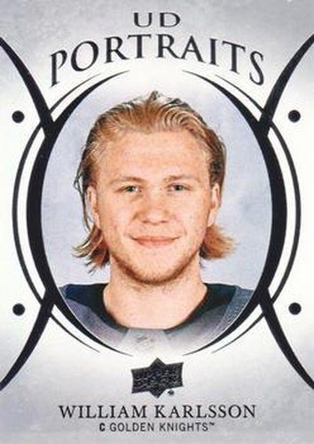 #P-43 William Karlsson - Vegas Golden Knights - 2018-19 Upper Deck - UD Portraits Hockey