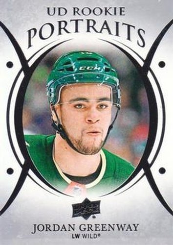 #P-47 Jordan Greenway - Minnesota Wild - 2018-19 Upper Deck - UD Portraits Hockey