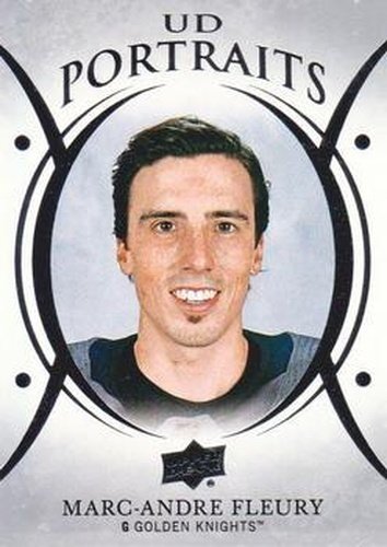 #P-4 Marc-Andre Fleury - Vegas Golden Knights - 2018-19 Upper Deck - UD Portraits Hockey