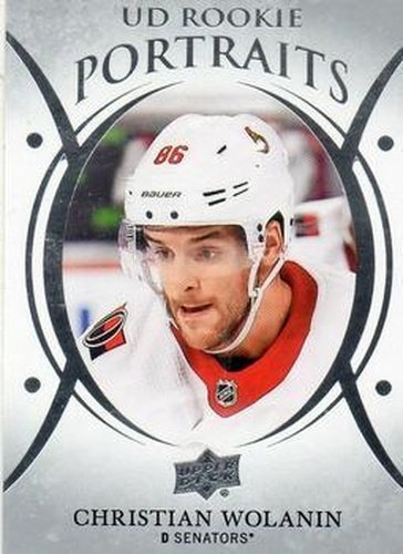 #P-59 Christian Wolanin - Ottawa Senators - 2018-19 Upper Deck - UD Portraits Hockey