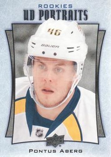 #P-62 Pontus Aberg - Nashville Predators - 2016-17 Upper Deck - UD Portraits Hockey