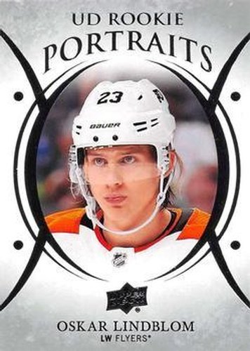 #P-71 Oskar Lindblom - Philadelphia Flyers - 2018-19 Upper Deck - UD Portraits Hockey