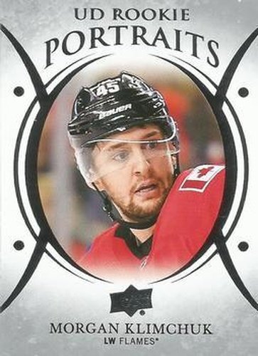 #P-76 Morgan Klimchuk - Calgary Flames - 2018-19 Upper Deck - UD Portraits Hockey