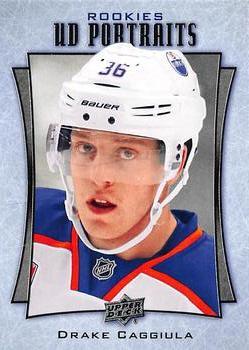 #P-78 Drake Caggiula - Edmonton Oilers - 2016-17 Upper Deck - UD Portraits Hockey