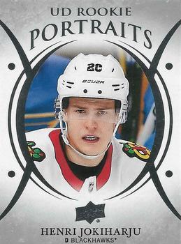 #P-83 Henri Jokiharju - Chicago Blackhawks - 2018-19 Upper Deck - UD Portraits Hockey