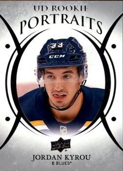 #P-85 Jordan Kyrou - St. Louis Blues - 2018-19 Upper Deck - UD Portraits Hockey