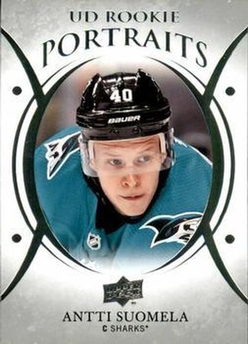 #P-87 Antti Suomela - San Jose Sharks - 2018-19 Upper Deck - UD Portraits Hockey