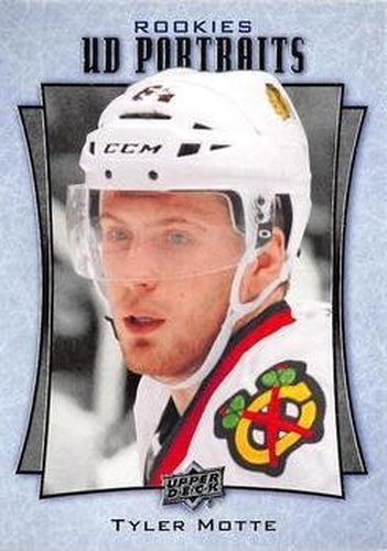 #P-90 Tyler Motte - Chicago Blackhawks - 2016-17 Upper Deck - UD Portraits Hockey