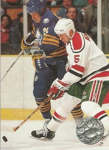 #PC10 Eric Weinrich - New Jersey Devils - 1991-92 Pro Set Platinum - Collectibles Hockey