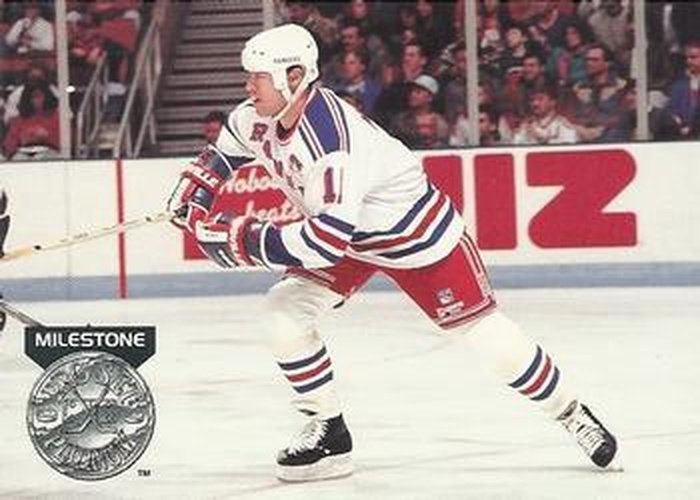 #PC20 Mark Messier - New York Rangers - 1991-92 Pro Set Platinum - Collectibles Hockey