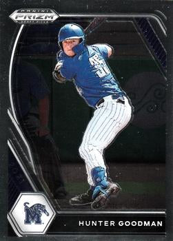 #PDP109 Hunter Goodman - Memphis Tigers - 2021 Panini Prizm Draft Picks - Pink Velocity Prizm Baseball