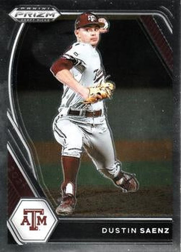 #PDP112 Dustin Saenz - Texas A&M Aggies - 2021 Panini Prizm Draft Picks Baseball