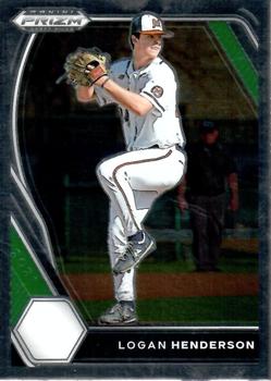 #PDP116 Logan Henderson - McLennan Community College Highlanders - 2021 Panini Prizm Draft Picks - Pink Velocity Prizm Baseball