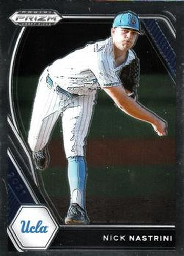 #PDP131 Nick Nastrini - UCLA Bruins - 2021 Panini Prizm Draft Picks - Pink Velocity Prizm Baseball