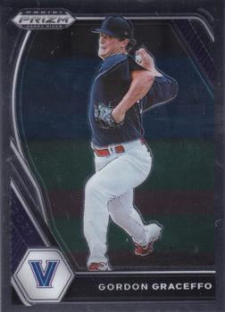#PDP151 Gordon Graceffo - Villanova Wildcats - 2021 Panini Prizm Draft Picks - Pink Velocity Prizm Baseball