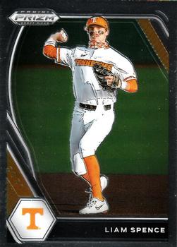 #PDP154 Liam Spence - Tennessee Volunteers - 2021 Panini Prizm Draft Picks - Pink Velocity Prizm Baseball