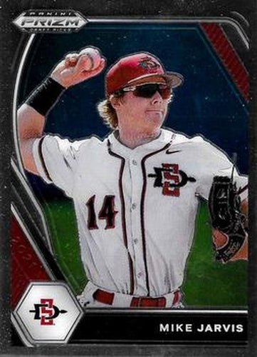 #PDP163 Mike Jarvis - San Diego State Aztecs - 2021 Panini Prizm Draft Picks - Pink Velocity Prizm Baseball