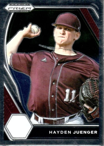 #PDP182 Hayden Juenger - Missouri State Bears - 2021 Panini Prizm Draft Picks Baseball