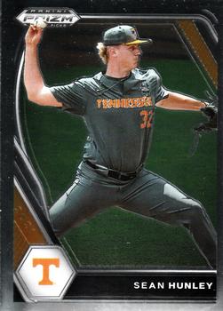 #PDP206 Sean Hunley - Tennessee Volunteers - 2021 Panini Prizm Draft Picks - Pink Velocity Prizm Baseball