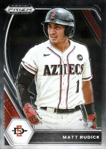 #PDP216 Matt Rudick - San Diego State Aztecs - 2021 Panini Prizm Draft Picks Baseball
